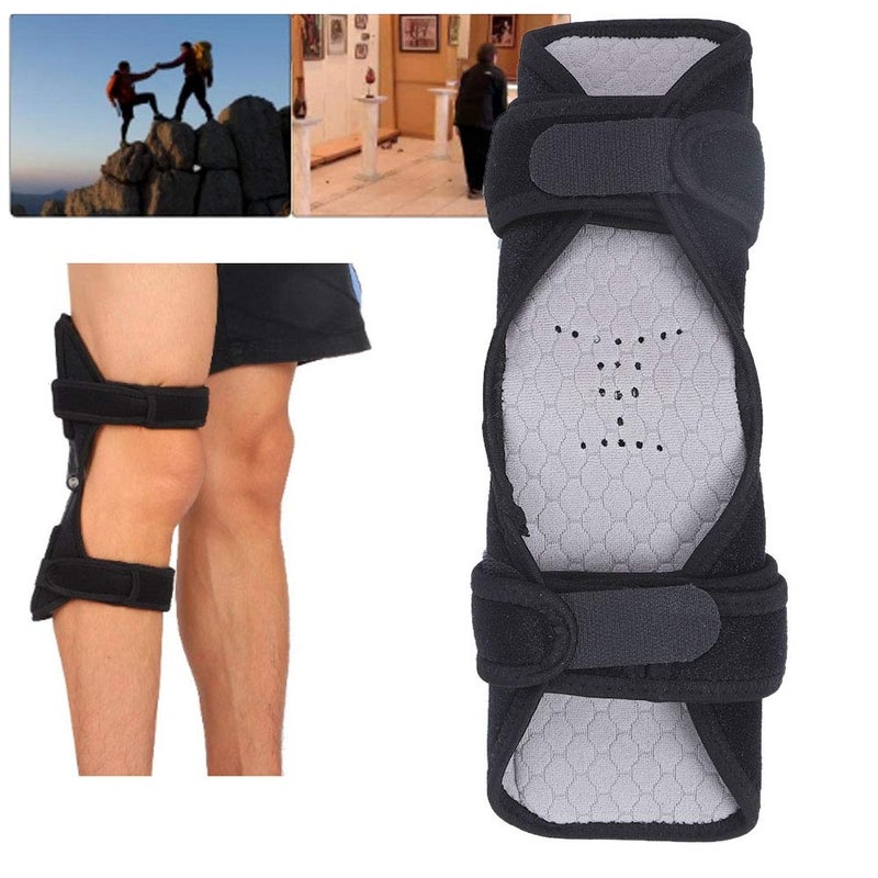 woobles Power Knee Stabilizer Pads Spring Brace Pair Powerful Joint Support Lift Pad Knee Boosters Support Brace, 1pc Adjustable Patella Boosters Equipment Spring Lift Ergonomic Knee Sleeve Pads for Mountaineering Squat Joint Pain Arthritis Ligament Injury Meniscus - Image 2